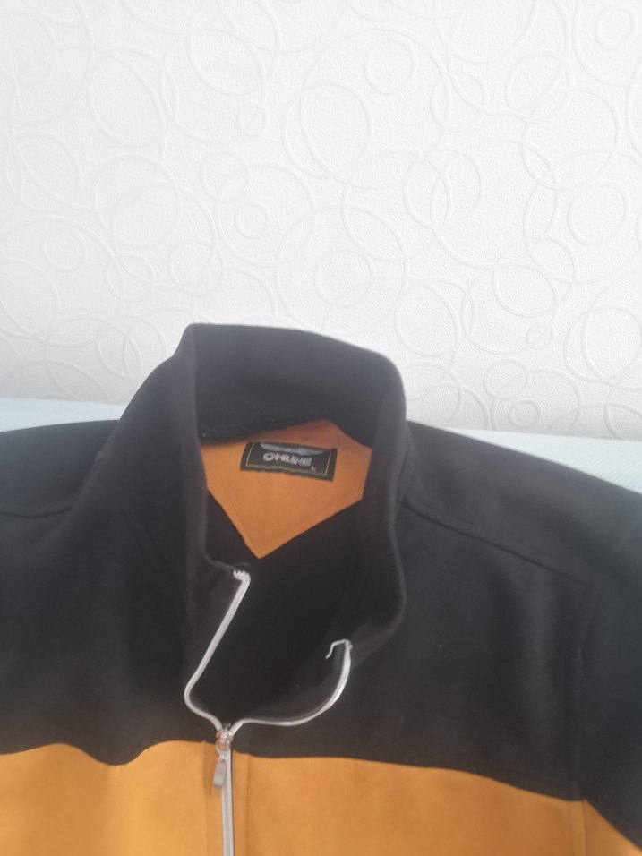 Fermuarlı Kahverengi Siyah Erkek Sweatshirt - Görsel 3