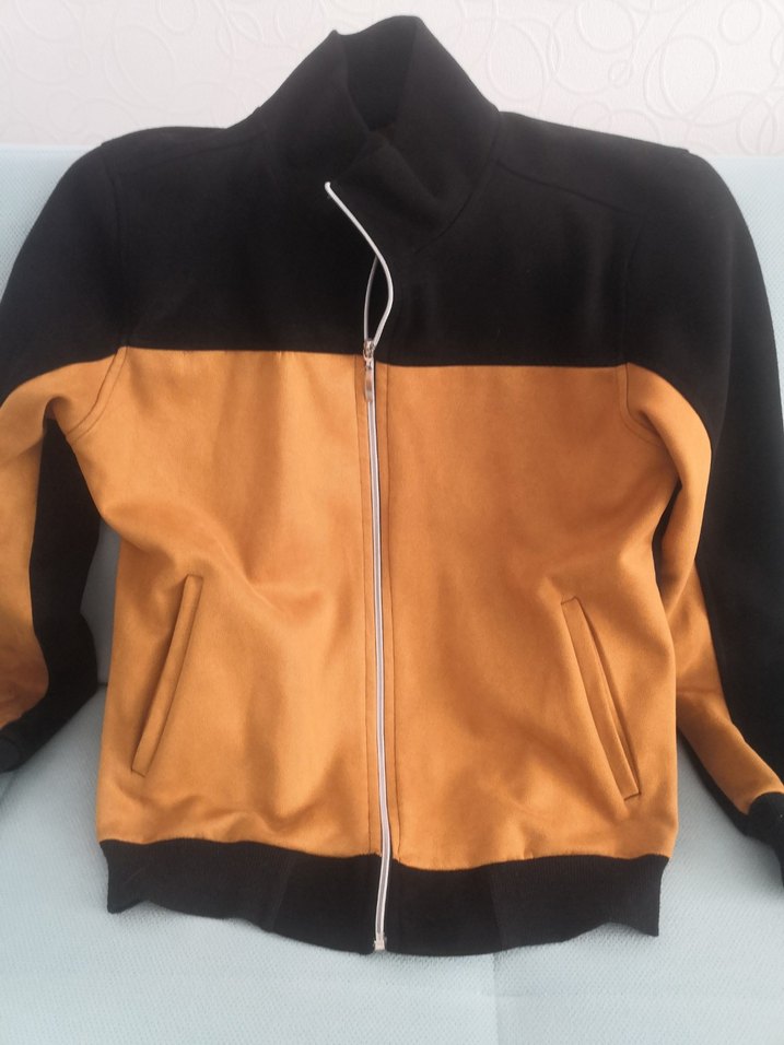 Fermuarlı Kahverengi Siyah Erkek Sweatshirt - Görsel 2