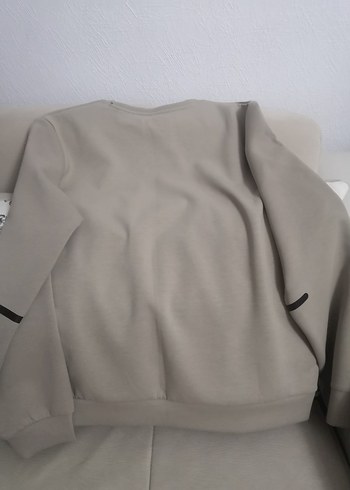 Gri Kadın Uzun Kollu Sweatshirt - Görsel 5