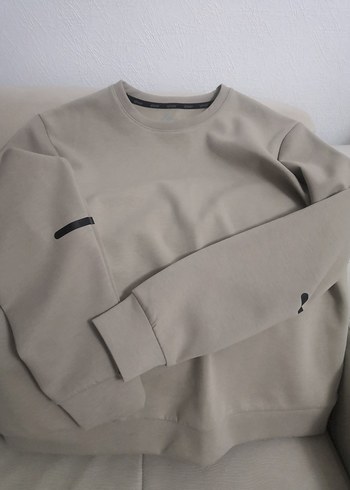 Gri Kadın Uzun Kollu Sweatshirt - Görsel 3