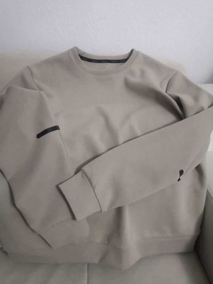 Gri Kadın Uzun Kollu Sweatshirt - Görsel 3