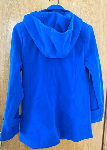 Mavi Çift Düğmeli Kaban - Görsel 3