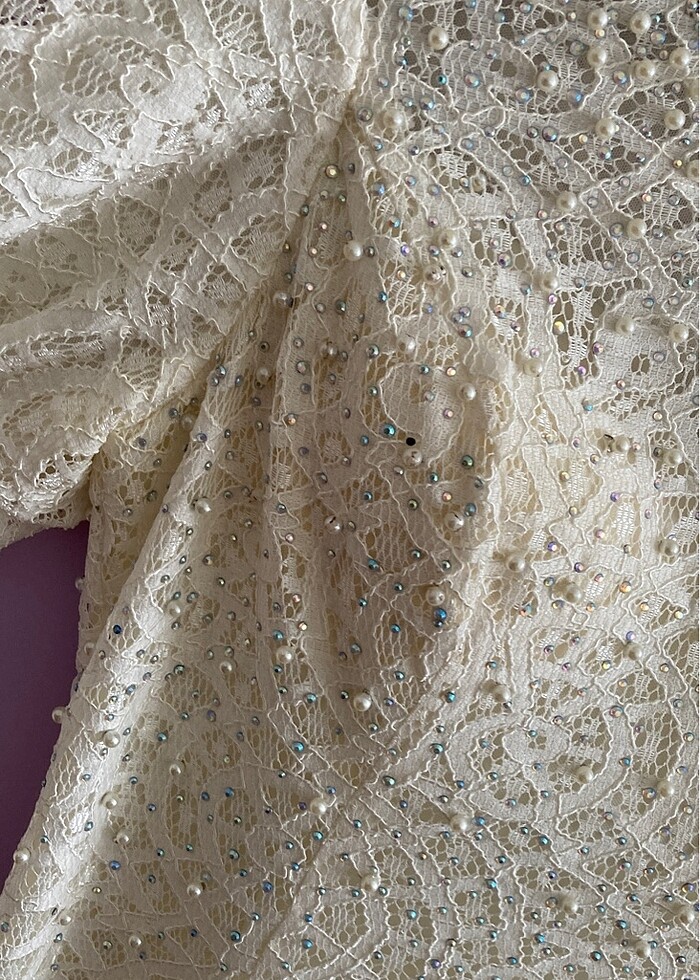 Beyaz abiye - Görsel 2