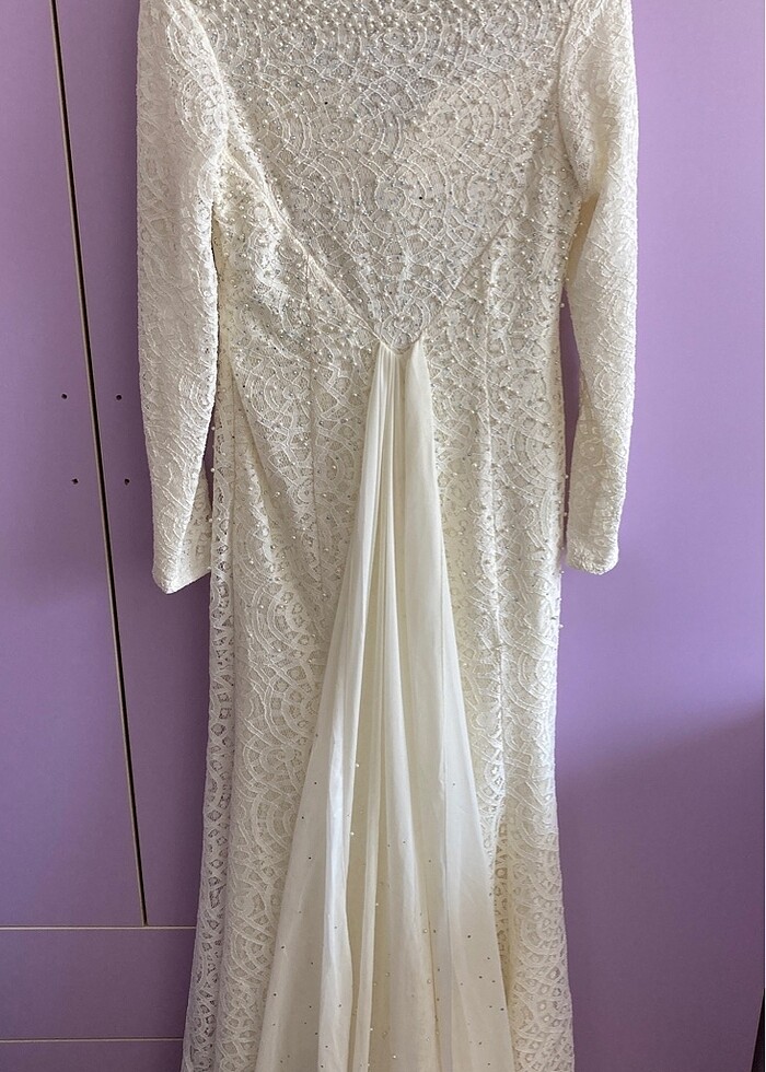 Beyaz abiye - Görsel 3