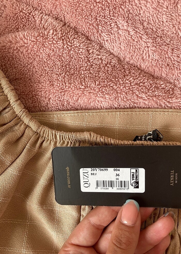 Bej crop - Görsel 2