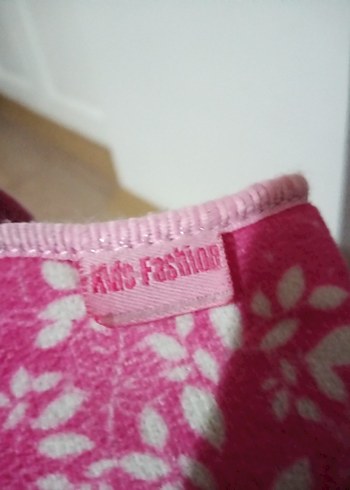 Kız Çocuk Pembe Desenli Sıcak Ev Terliği - Görsel 11