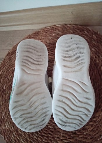 Kız Çocuk Beyaz Spor Ayakkabı Velcro - Görsel 15