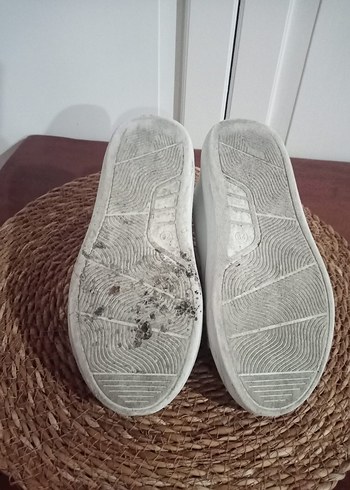 Kız Çocuk Beyaz Cırtcırtlı Spor Ayakkabı - Görsel 9