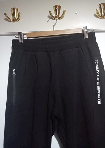 Tommylife,Erkek Siyah Fermuarlı Eşofman - Görsel 7