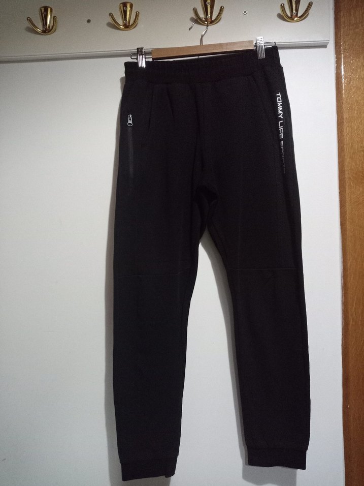 Tommylife,Erkek Siyah Fermuarlı Eşofman - Görsel 5