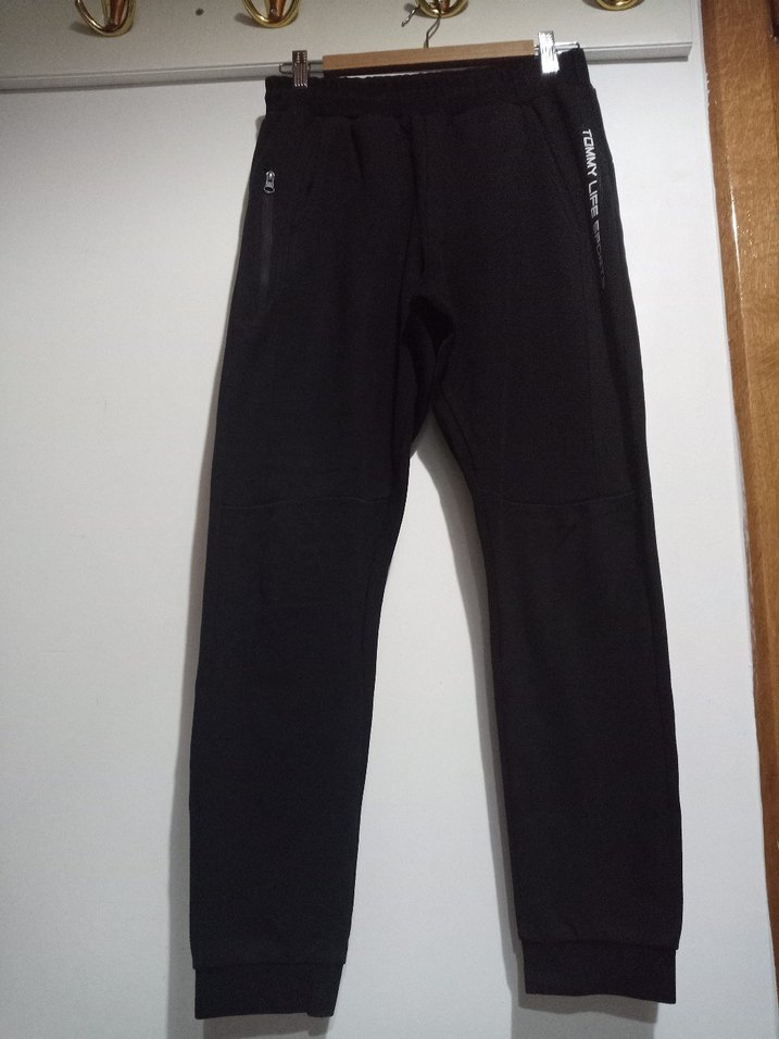 Tommylife,Erkek Siyah Fermuarlı Eşofman - Görsel 4