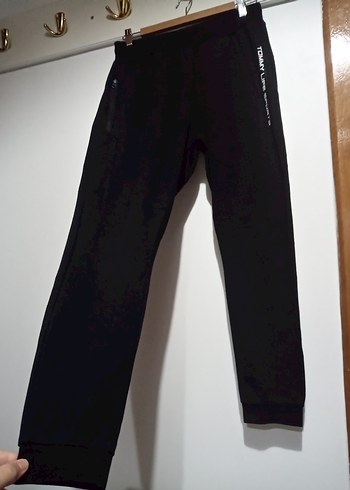 TOMMY LIFE Siyah Fermuarlı Erkek Eşofman Altı - Görsel 13