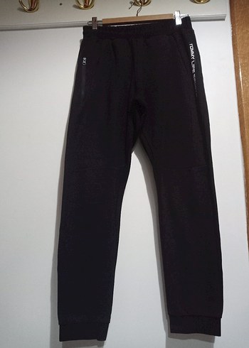 TOMMY LIFE Siyah Fermuarlı Erkek Eşofman Altı - Görsel 12