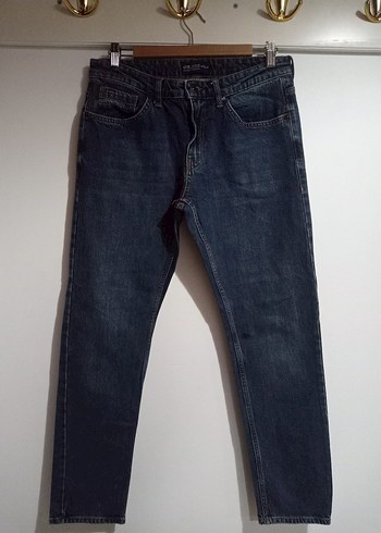 Erkek Lacivert Denim Regular Fit Jean