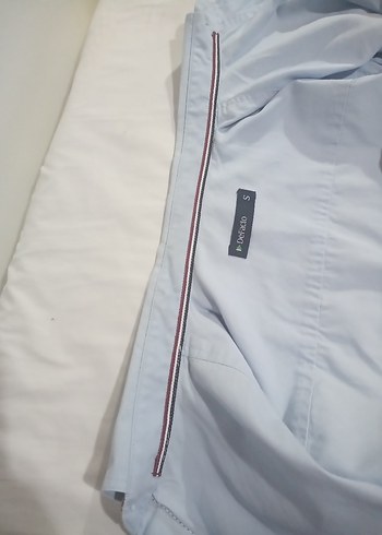 Düğmeli Mavi Erkek Gömlek - Görsel 12