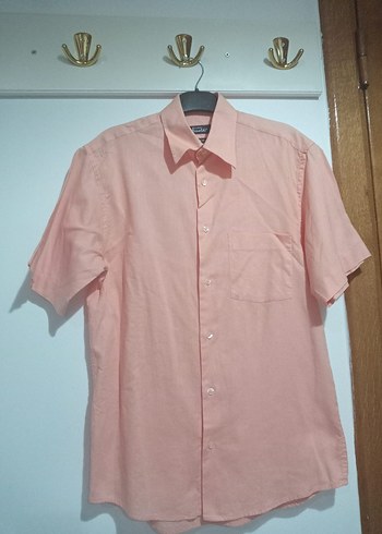 Keten Kısa Kollu Erkek Gömlek - Görsel 2