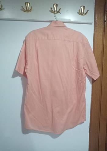 Keten Kısa Kollu Erkek Gömlek - Görsel 7