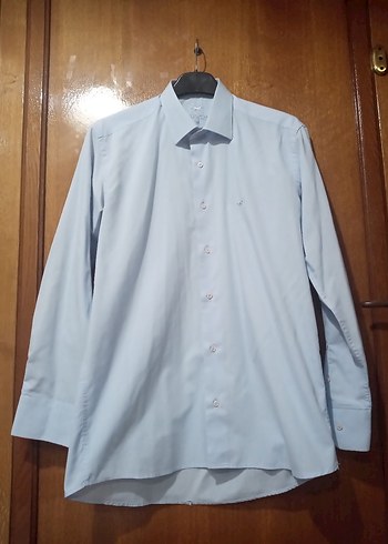 CRISPINO,Mavi Uzun Kollu Erkek Gömlek - Görsel 5