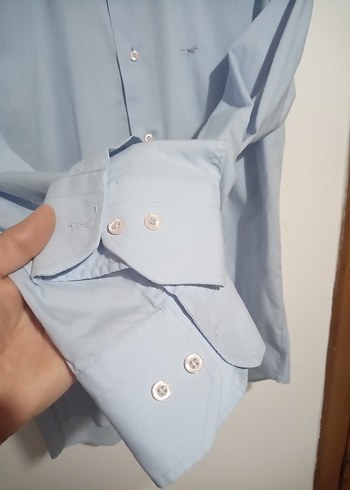 CRISPINO,Mavi Uzun Kollu Erkek Gömlek - Görsel 4