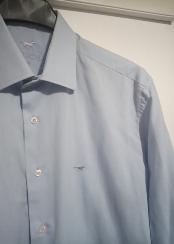 CRISPINO,Mavi Uzun Kollu Erkek Gömlek - Görsel 3