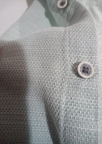 Kısa Kollu Pamuklu Erkek Gömlek - Görsel 12