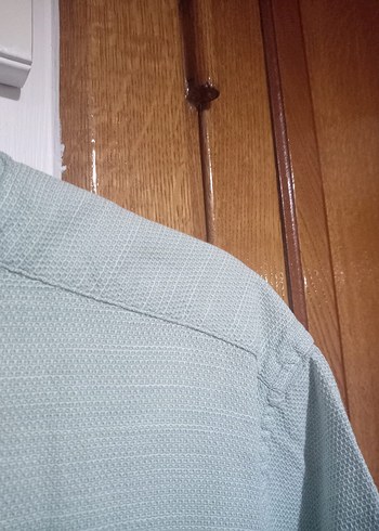 Kısa Kollu Pamuklu Erkek Gömlek - Görsel 5