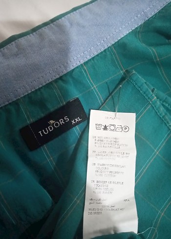 Düğmeli Erkek Yeşil Uzun Kollu Gömlek - Görsel 11