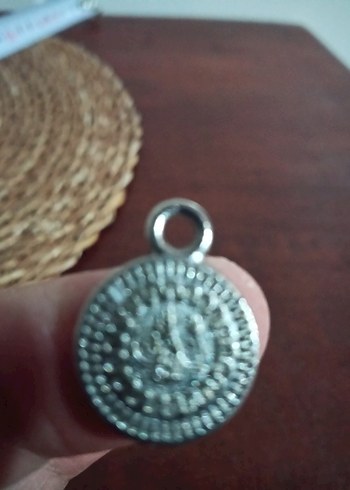 Osmanlı tuğrası desenli kolye ucu - Görsel 3