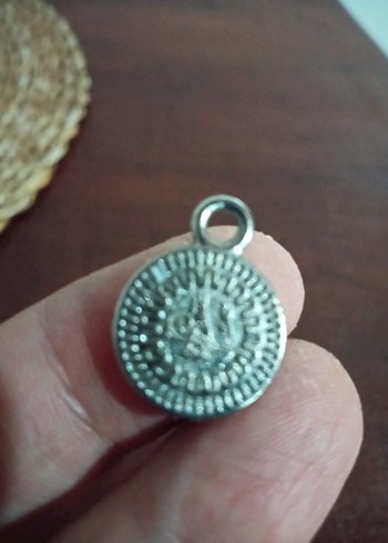 Osmanlı tuğrası desenli kolye ucu - Görsel 2