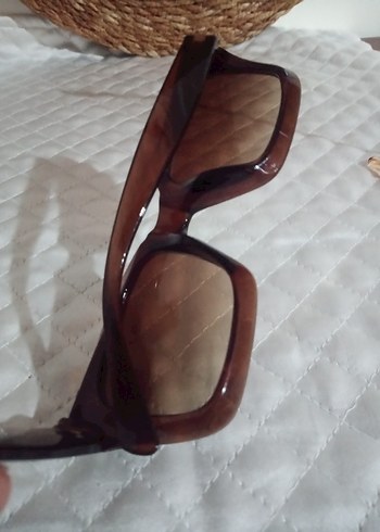 Kahverengi Retro Kadın Güneş Gözlüğü - Görsel 3