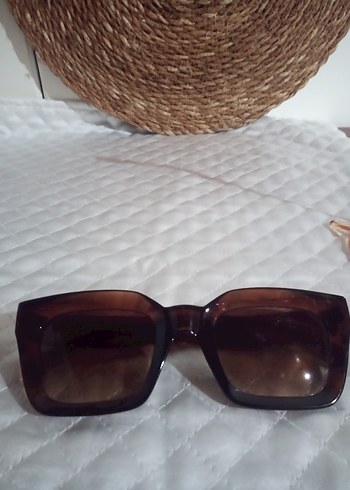 Kahverengi Retro Kadın Güneş Gözlüğü - Görsel 5