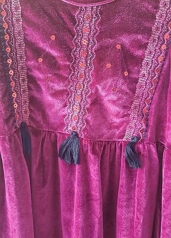 Koton kadife elbise - Görsel 2