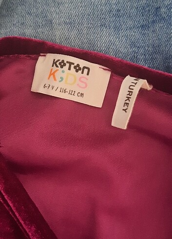 Koton kadife elbise - Görsel 5