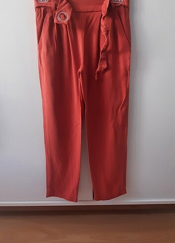 Koton kiremit rengi pantalon - Görsel 3