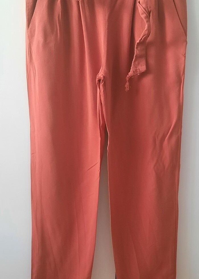 Koton kiremit rengi pantalon - Görsel 4