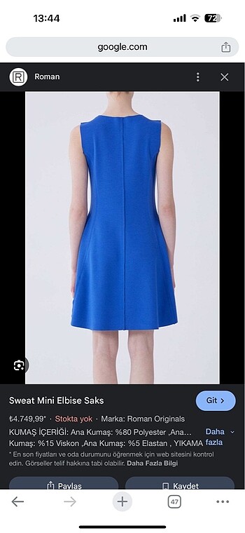 Roman Marka Elbise - Görsel 2