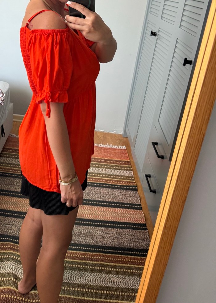 Kol detaylu Bluz - Görsel 4