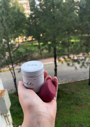 Görkito Bordo Makyaj Süngeri - Görsel 2