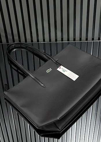 Lacoste Lacoste Siyah Deri Kadın El Çantası