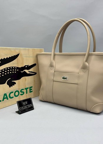 Bej Deri Kadın El Çantası - Lacoste