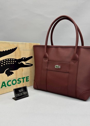 Beden Bej Deri Kadın El Çantası - Lacoste