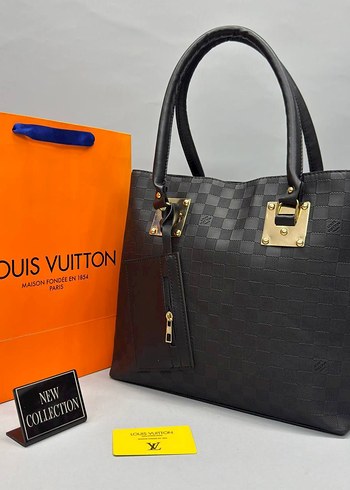 Louis Vuitton Louis Vuitton Siyah Deri Kadın İş Çantası