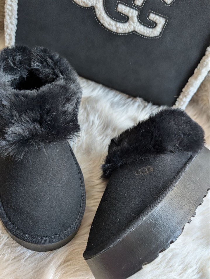 UGG SİYAH KADIN BOT - Görsel 3