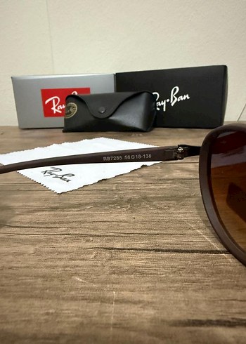 Beden kahverengi Renk Ray-Ban Klasik Kahverengi Yuvarlak Gözlük