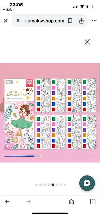 Beden Kendinden Sulu Boyalı Kitap