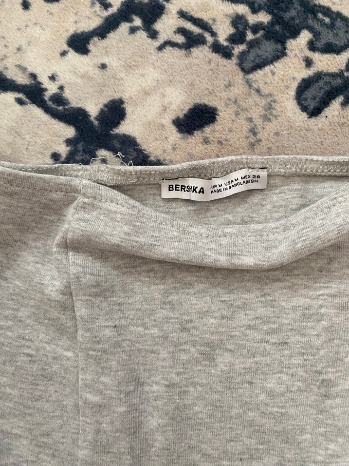 Bershka gri bluz - Görsel 2