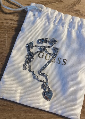 Guess silver kolye - Görsel 3