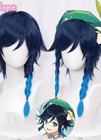 Cosplay Venti peruk
