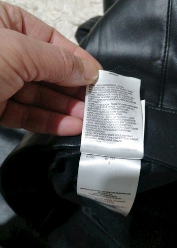 Siyah suni  Deri Kadın Cigarette Pantolon - Görsel 17