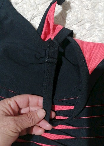 Nike Siyah-Pembe Spor Büstiyer - Görsel 17